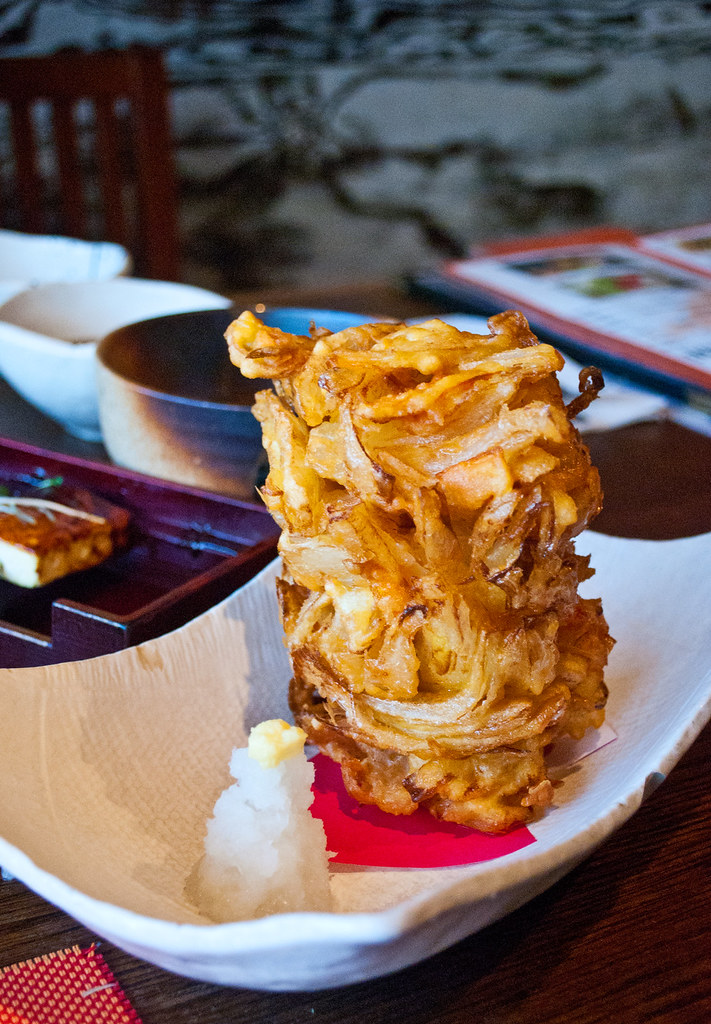 Tsukuneya Onion Shrimp Tempura