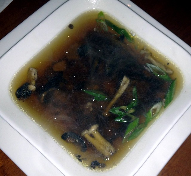 Mushroom and Duck Consomme