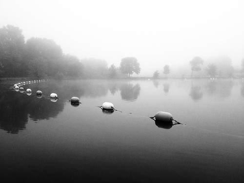 Foggy morning at the locks
