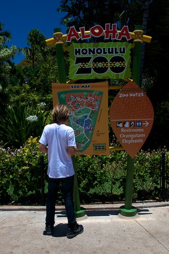 entrée du Zoo de Honolulu