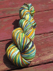 New colorway. *Brave* 4.5 oz Aphrodite-Organic Gaia Worsted 