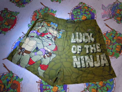 BRIEFLY STATED INC :: "LUCK OF THE NINJA" MEN'S BOXER w/ GIFT BAG ii (( 2014 ))