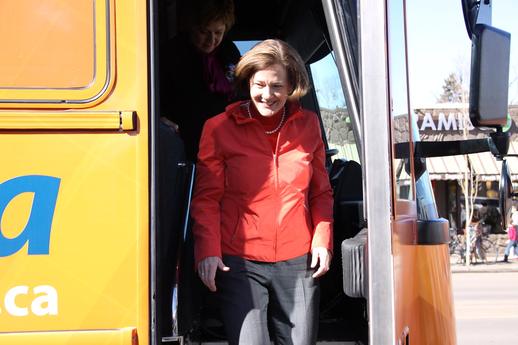 Premier Alison Redford campaign election Edmonton 2012
