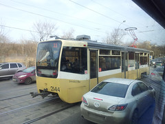 Tramway sur la route entre Vladykino et Sokol'niki