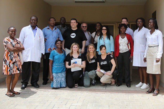 The #ONEDad & #ONEMoms Team in Ghana at Princess Marie Louise Hospital