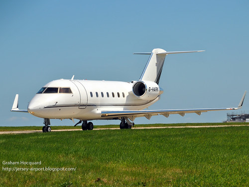 G-HARK Canadair Challenger 604 by Jersey Airport Photography