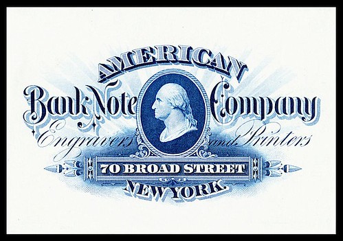 American Banknote Company ad card