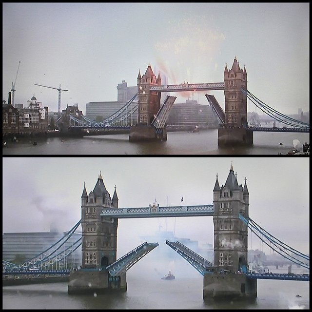 Jubilee pageant - collage from BBC1