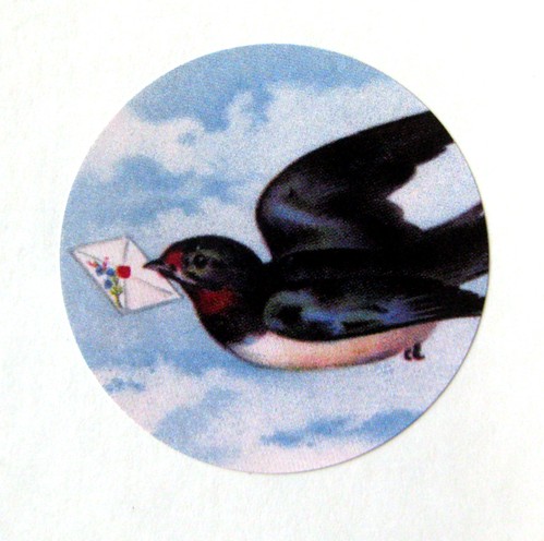 Letterbird round seal