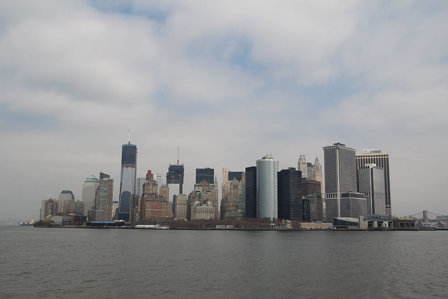 Manhattan Skyline from Staten Island Ferry