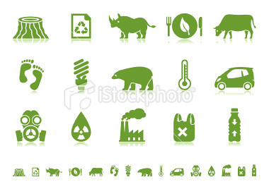 Environmental Crisis Icons | Pictoria Series