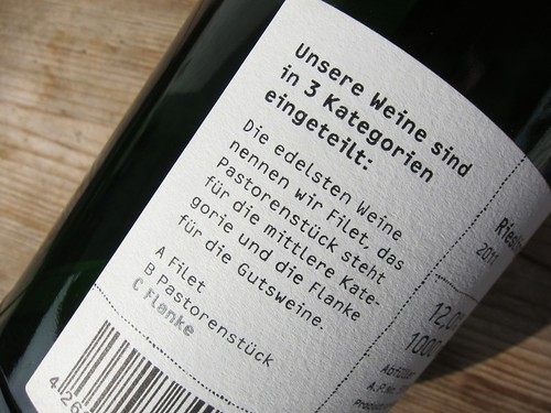 Metzger Wein Klassifikation