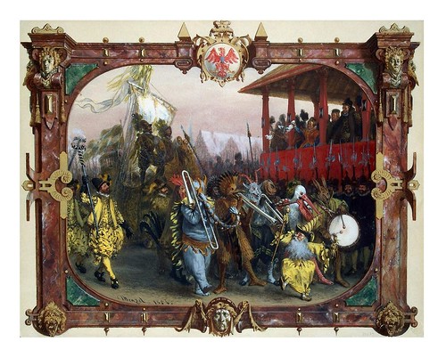 020-Festival y Torneo de Berlin 1592-Album The Magic of the White Rose-1854- Adolph von Menzel-Hermitage Museum