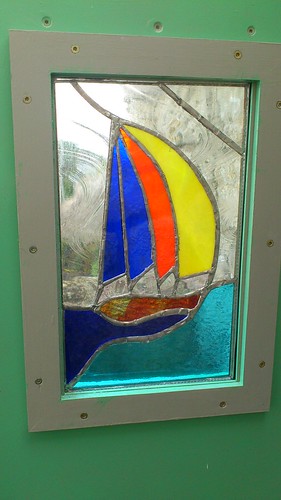 Stained Glass Boat by rowsew