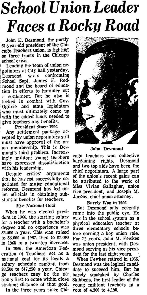 union leader john desmond may 22 1969