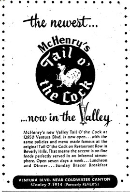 tail cock opens valley ad