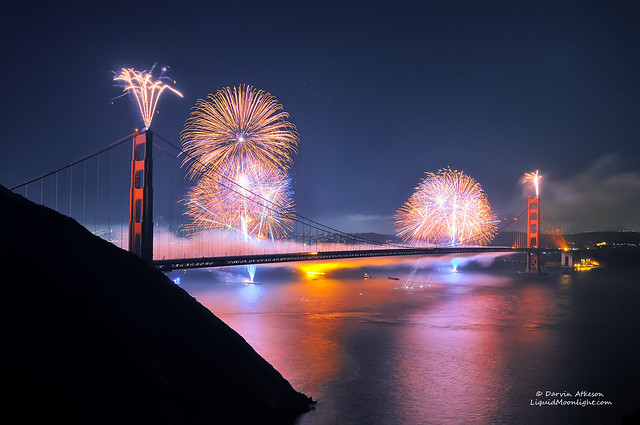 75th Anniversary Fireworks - Golden Gate Bridge
