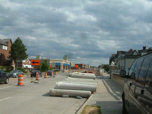 Rochester Road under construction. by Sunshine Gorilla