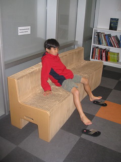 cardboard accordian couch