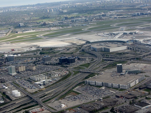 Clear view of YYZ on takeoff