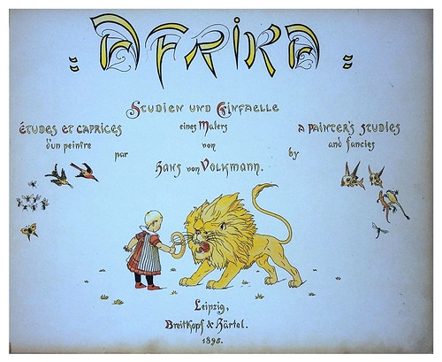003-Primera pagina-Afrika  Studien und Einfaelle eines Malers 1895- Hans Richard von Volkmann- Universitätsbibliotheken Oldenburg