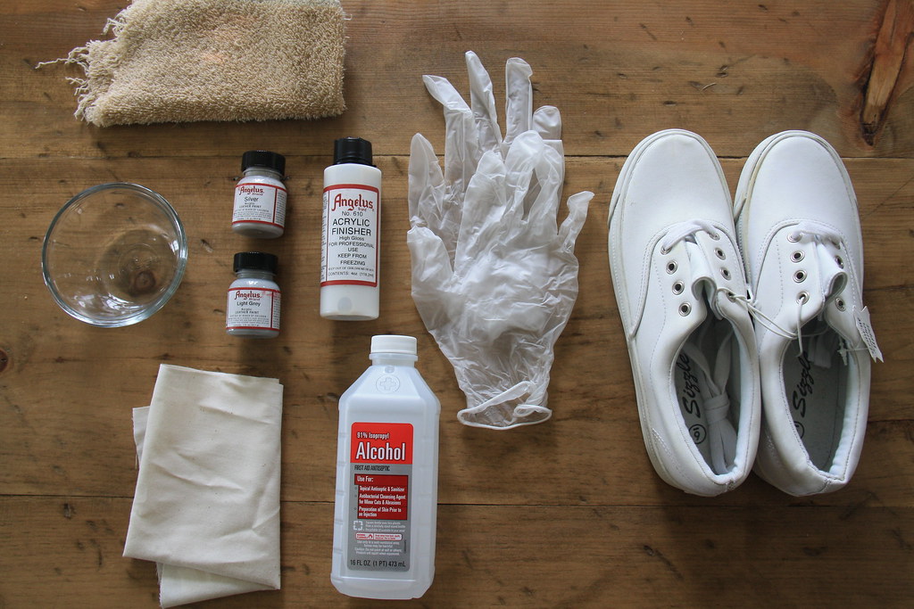 diy - how to paint leather shoes