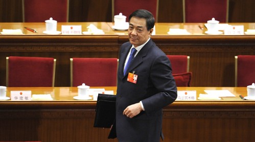 Bo Xilai, former Chinese Communist Party leader in Chongqing province. Mr. Bo was removed from his post at the recently-held National People's Congress. His wife was convicted of murder of a British businessman. by Pan-African News Wire File Photos