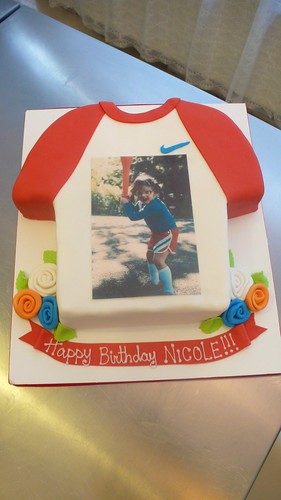Nike Baseball Shirt Birthday Cake by CAKE Amsterdam - Cakes by ZOBOT