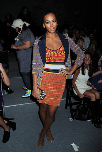 Solange+Knowles at Luca+Luca+Fashion+Show MBFW 2010