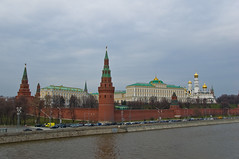 Vue sur le Kremlin depuis le Pont Bolshoy Kamenny