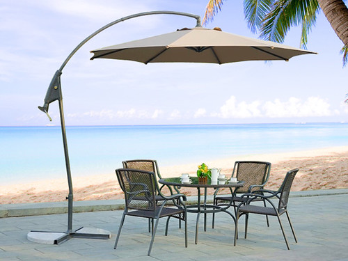 outdoor cantilever umbrella for patio and garden