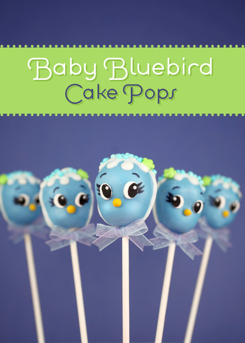 Blue Bird Cake Pops