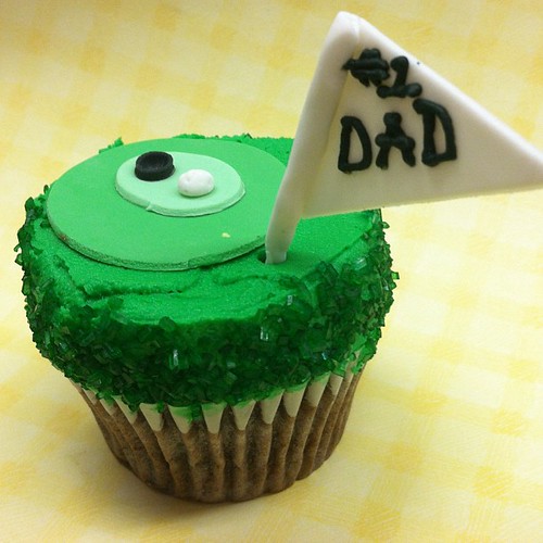 Golf cupcake for Father's Day