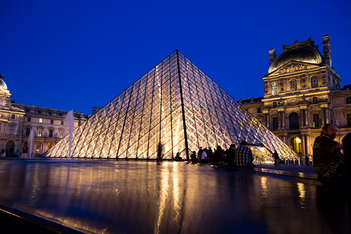 Nighttime at the Louvre