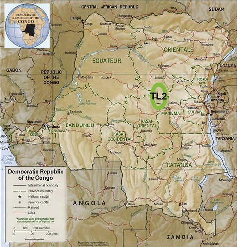 Project area in DR Congo