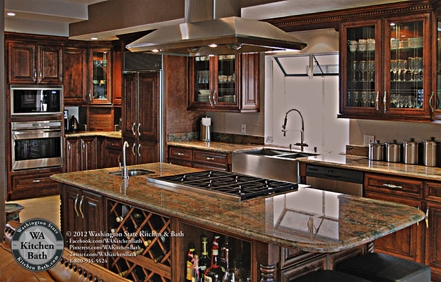 Kitchen Islands with Cooktops