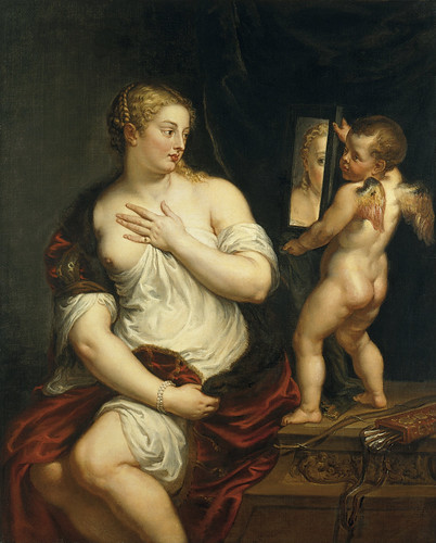 Peter Paul Rubens - Venus and Cupid [c.1606-11] by Gandalf's Gallery