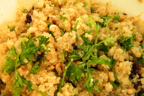 Quinoa With Pine Nuts and Cherries
