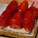 Strawberry tart at Gerard Mulot