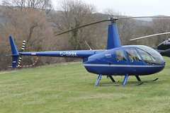 G-ORBK - 2003 build Robinson R44 Raven II, at the 2012 Cheltenham Festival