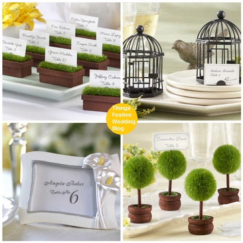 Wedding Place Card Holders Visit us at ThingsFestivecom for stylish wedding