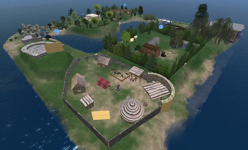 archeology island on ScienceSim