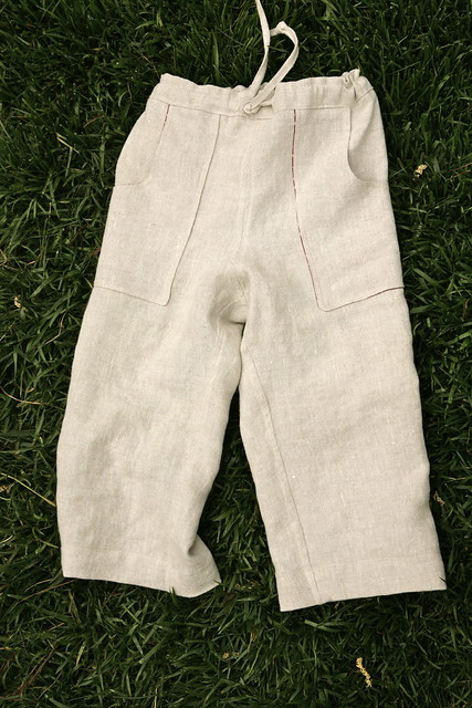 Sandbox pants, front.