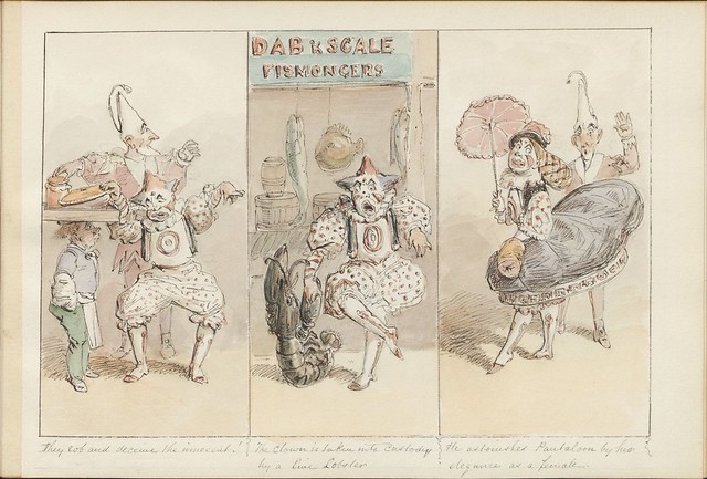 Pantomime as it was is and will be by Alfred Crowquill (aka Alfred H Forrester) - 1849 - (They rob and deceive the innocent...) - courtesy Harvard U