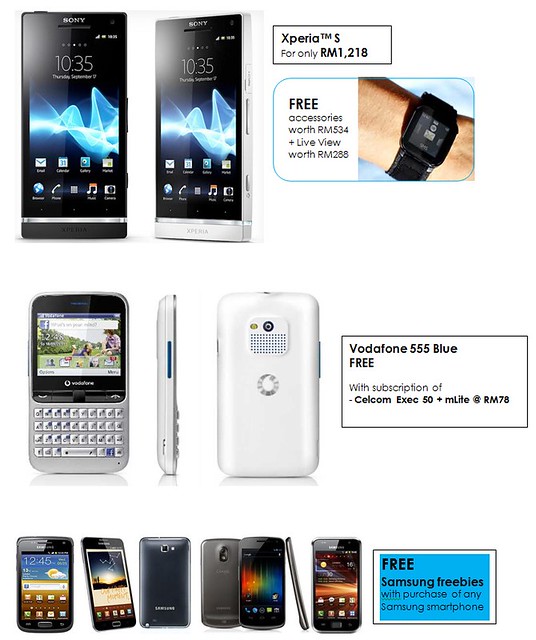 I LOVE TABLET FAIR 2012 @ GoMobile 2012, KLCC! Xperia S, Vodafone 555 Blue