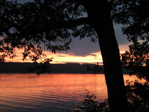 Sunset over Seneca Lake, Finger Lakes, NY
