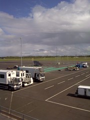 A view of Belfast International airport