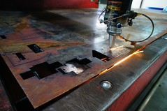 Industrial Photography - Lazer Cutting