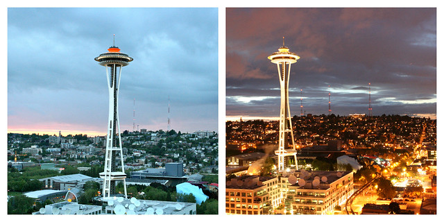 Space Needle Collage