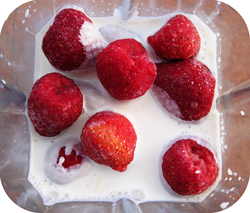 strawberries + cream